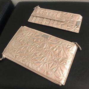 Lodis champagne clutch brand new